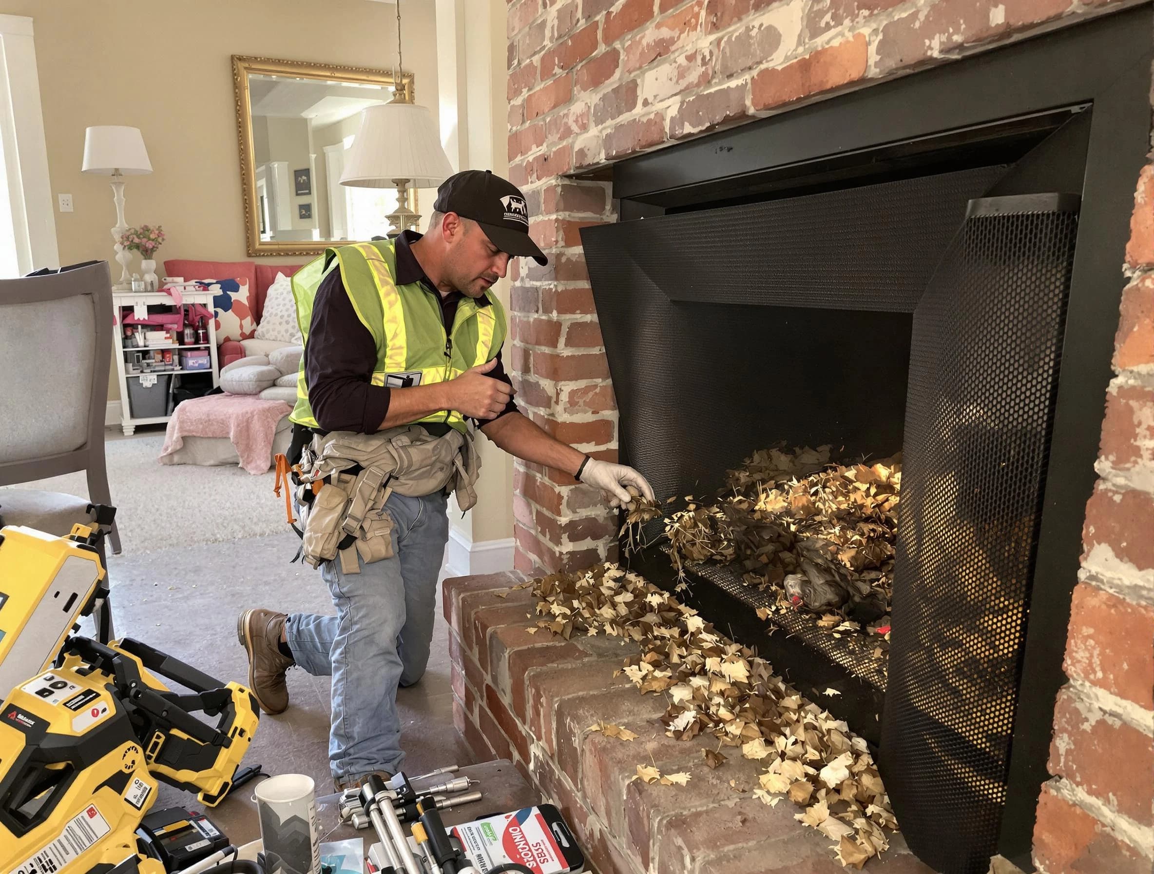 Safe screening installation by Carteret Chimney Sweep in Carteret, NJ