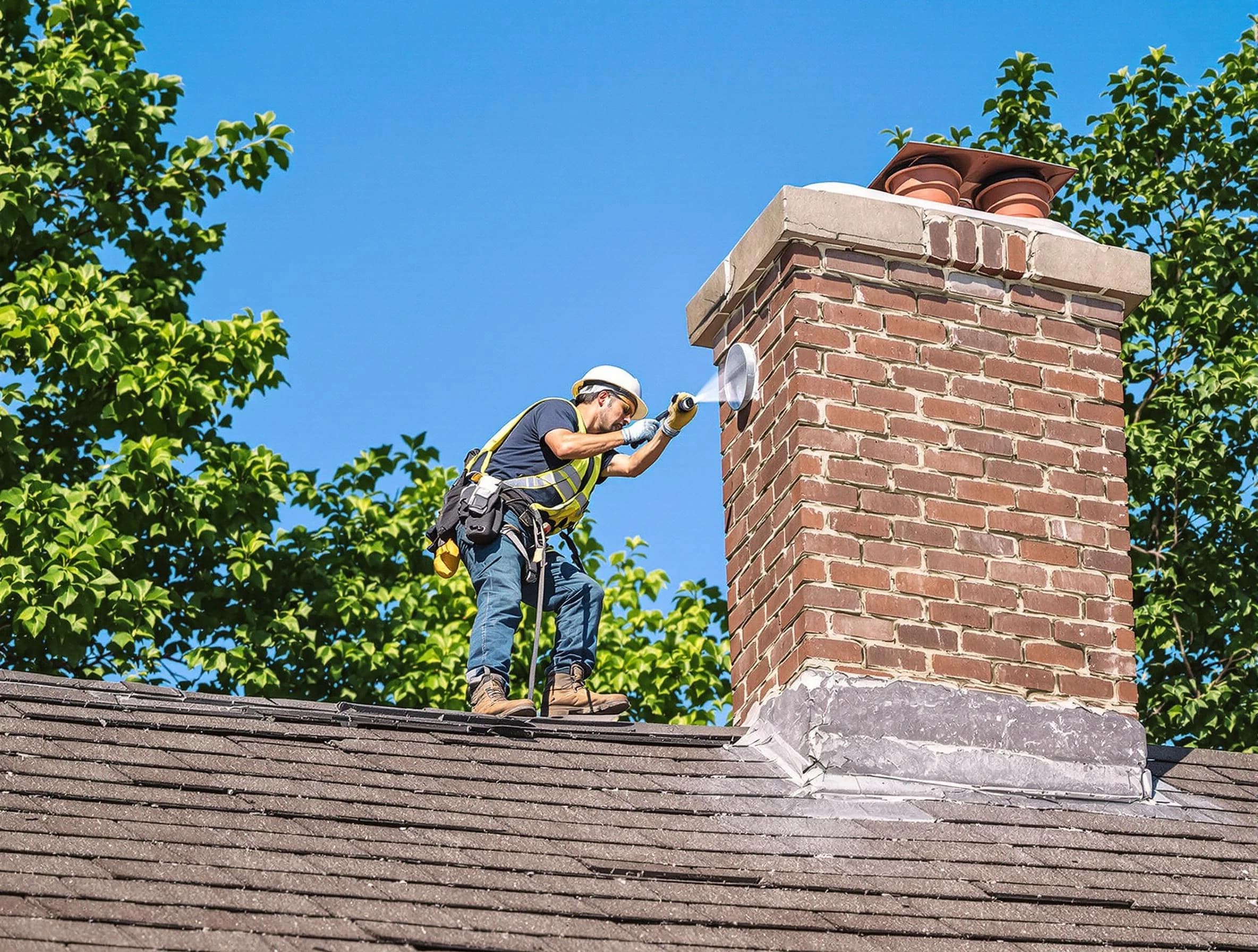 Carteret Chimney Sweep performing an inspection with advanced tools in Carteret, NJ