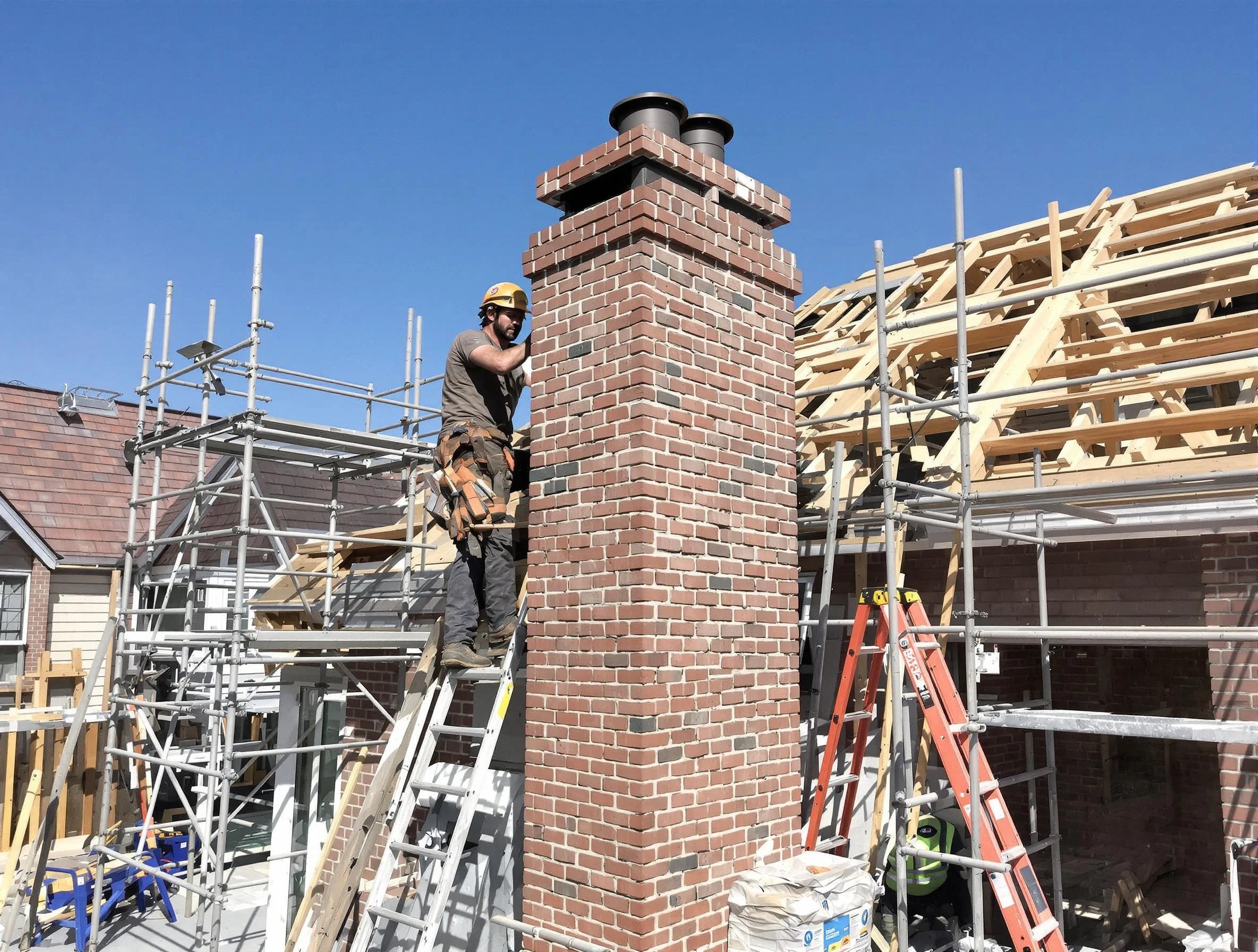 New chimney installation completed by Carteret Chimney Sweep in Carteret, NJ