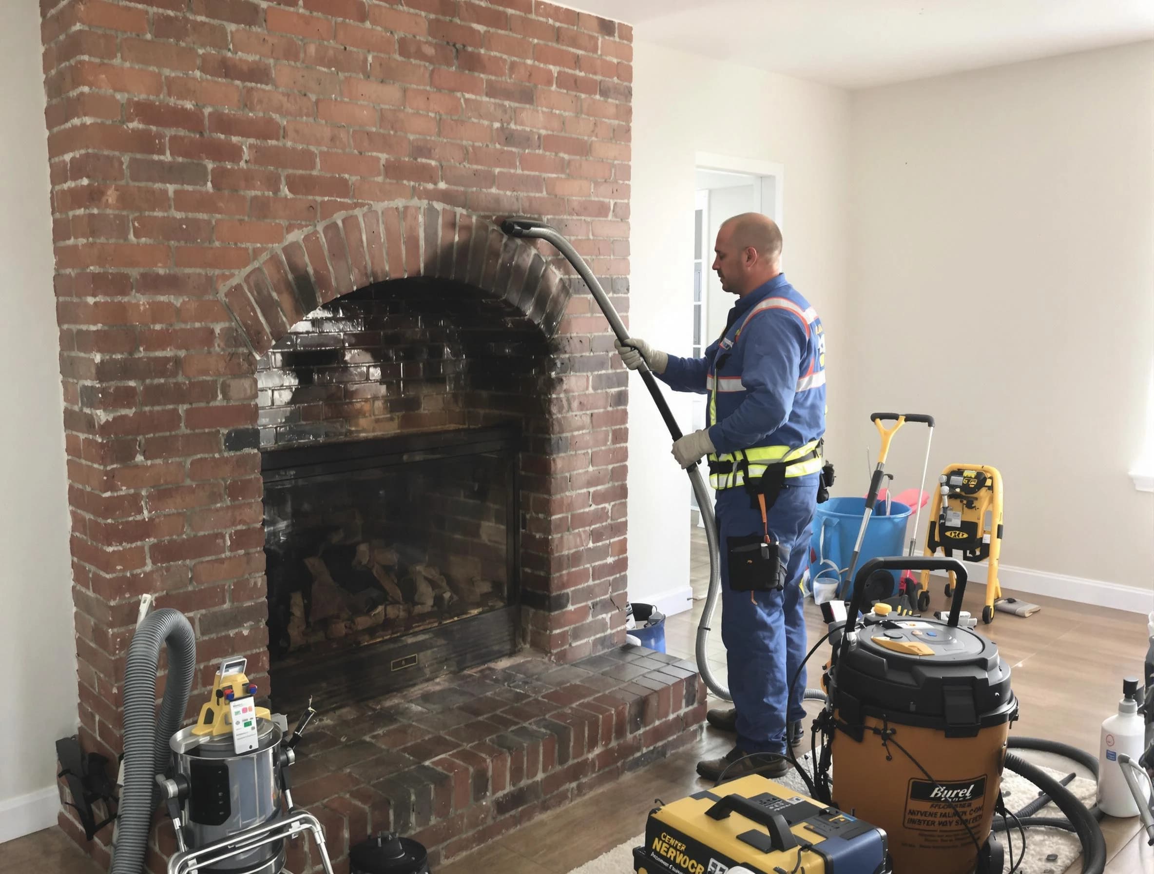 Carteret Chimney Sweep expert performing detailed chimney sweep in Carteret, NJ