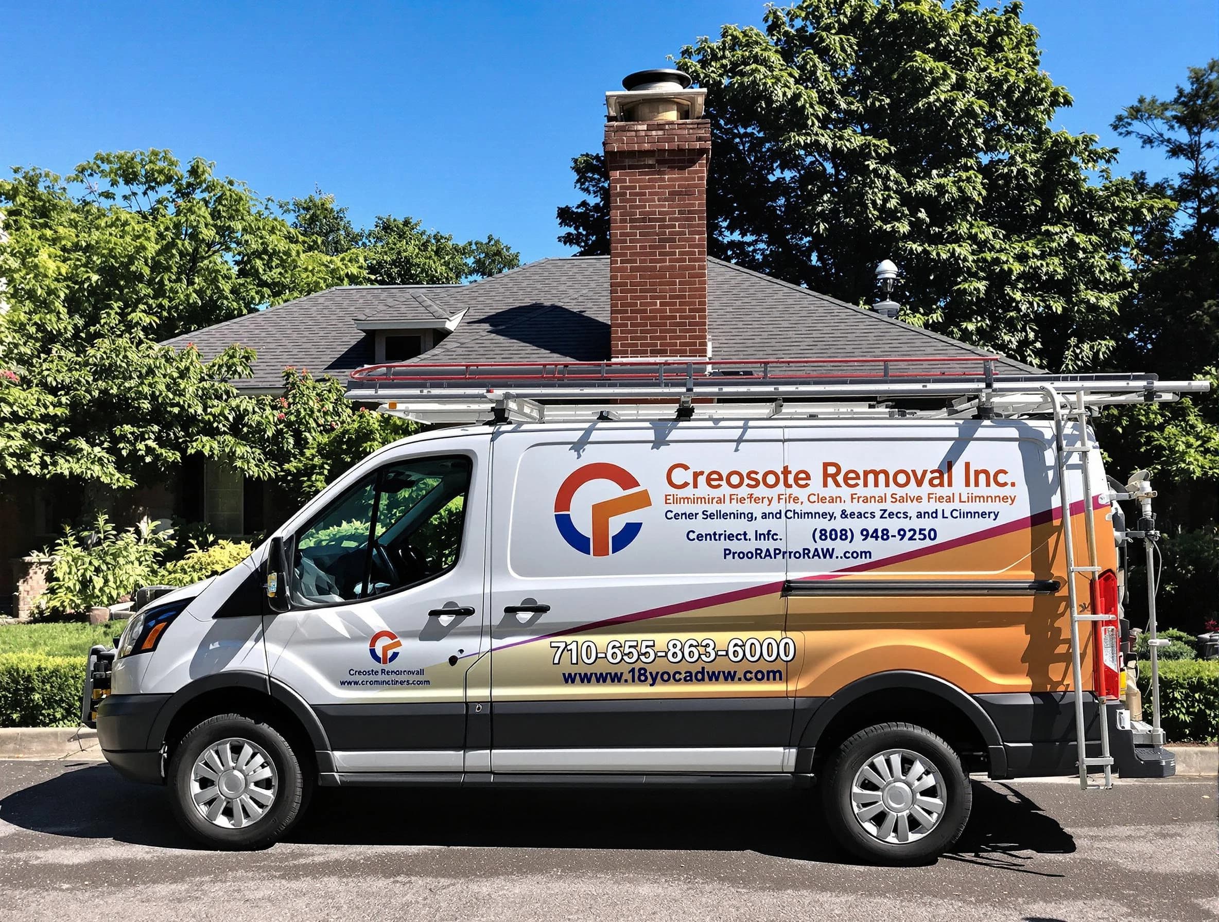 Carteret Chimney Sweep technician removing creosote safely in Carteret, NJ