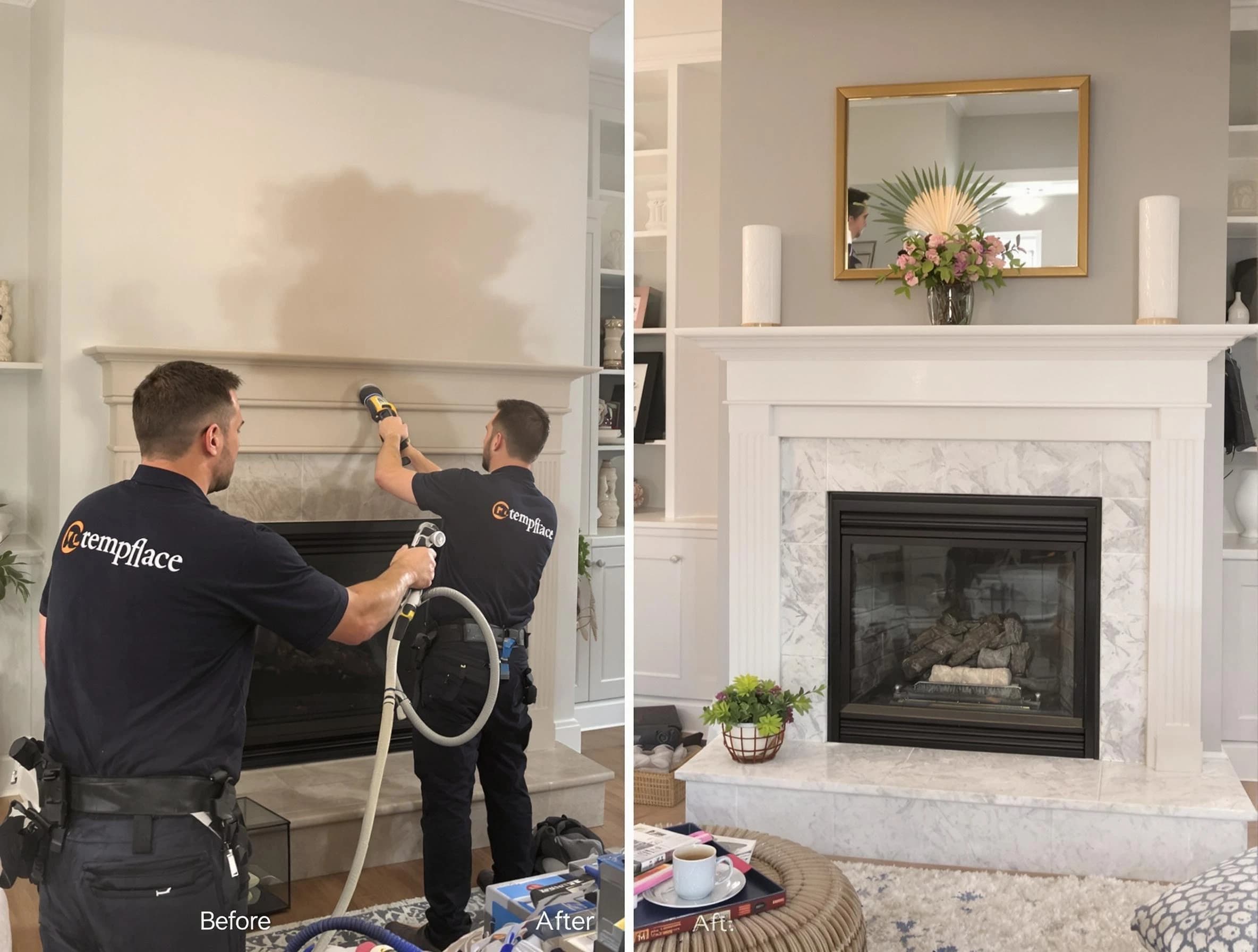 Professional soot removal by Carteret Chimney Sweep team in Carteret, NJ