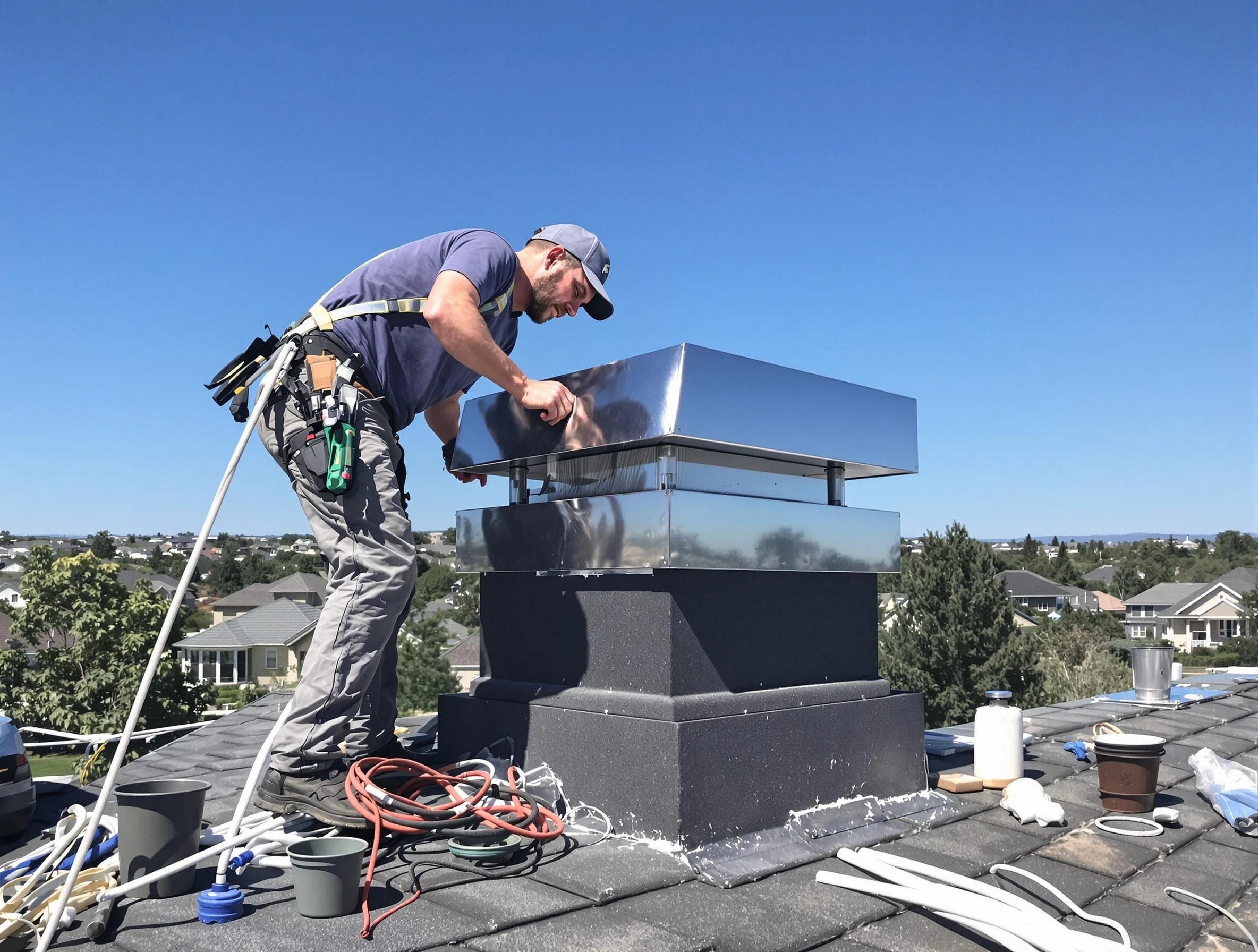 Chimney Cap Services in Carteret