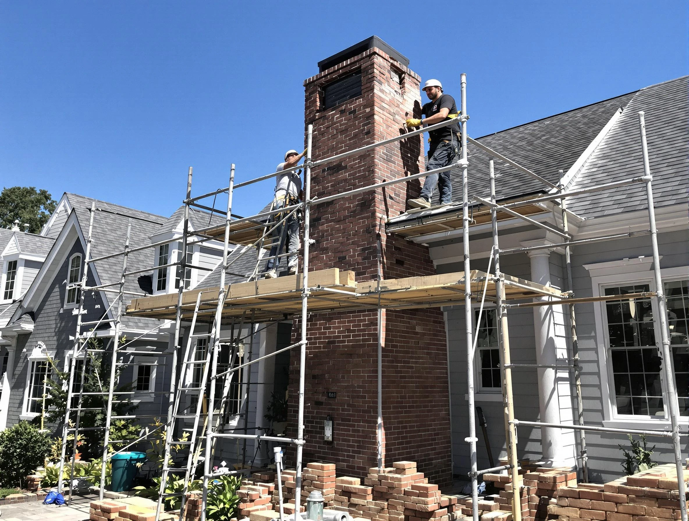 Chimney Rebuilding in Carteret