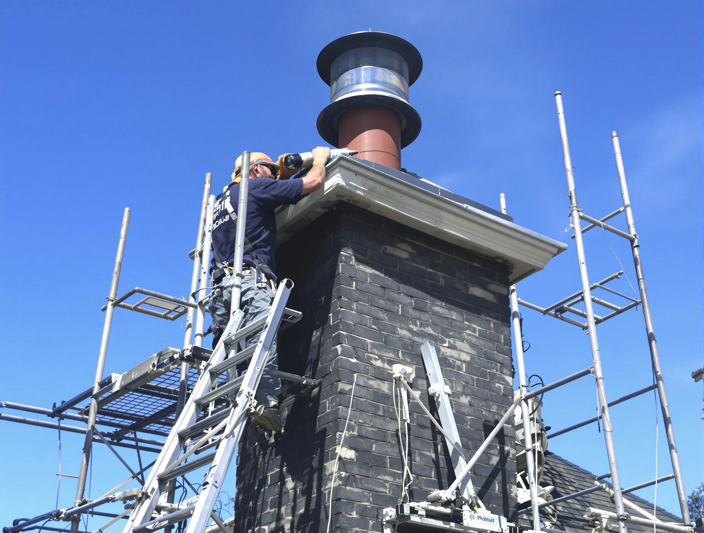 Sturdy chimney crown finished by Carteret Chimney Sweep in Carteret, NJ