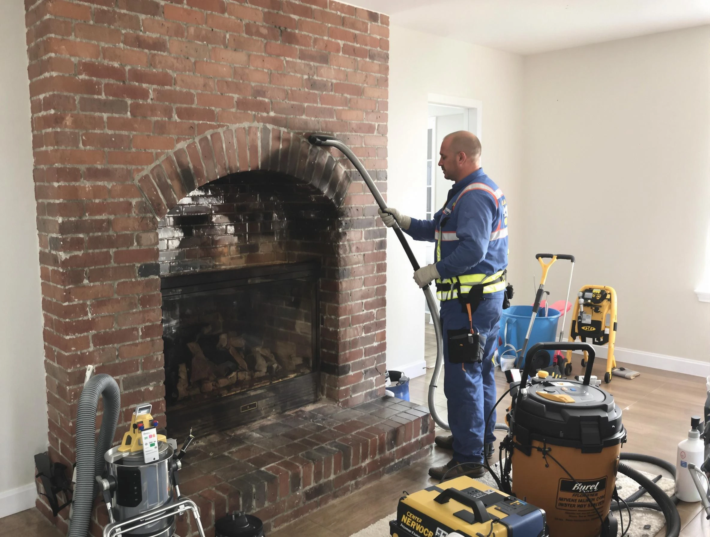 Carteret Chimney Sweep expert performing detailed chimney sweep in Carteret, NJ